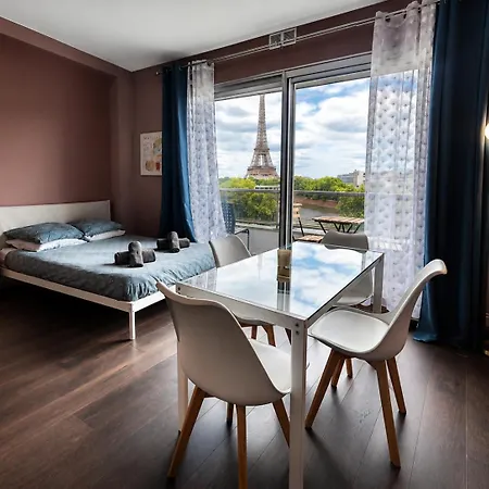 شقة Kennedy 5 Min A Pied De La Tour Eiffel باريس